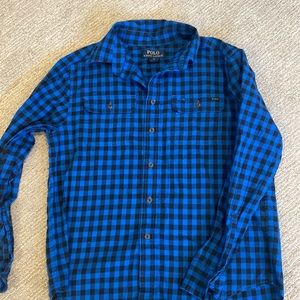 Boys Polo long sleeve button down